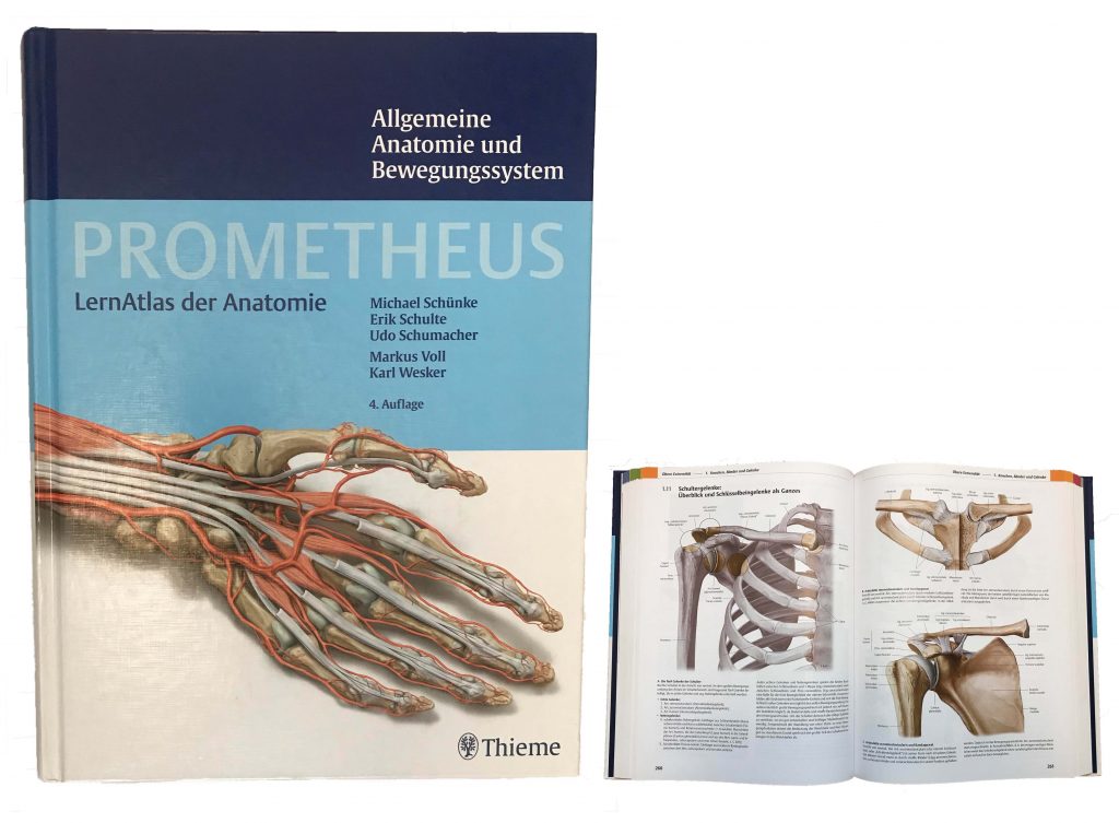 Anatomický atlas PROMETHEUS – německy – shop.spiralstabilization.com